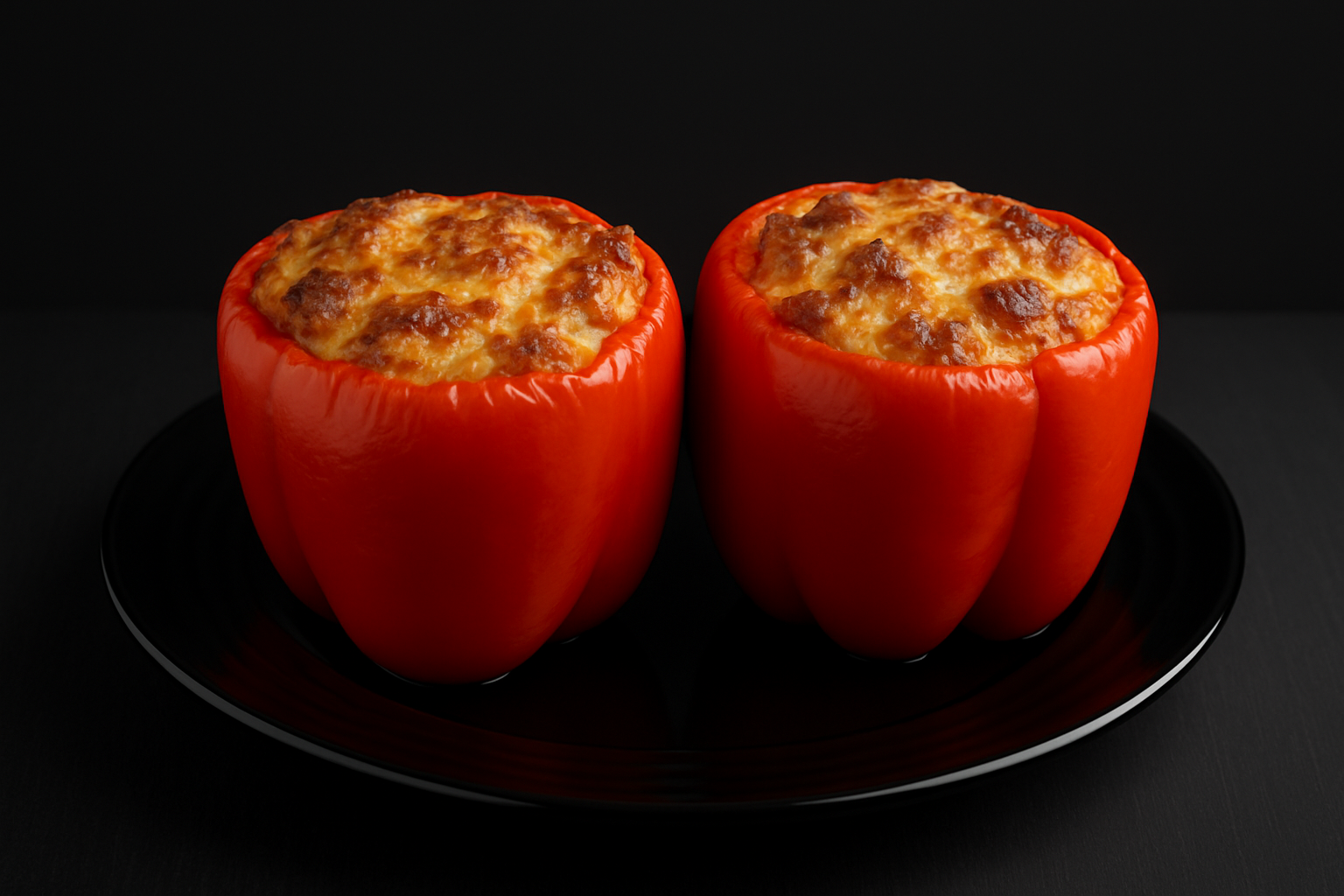 Lunas Paprika mit Hackfleisch